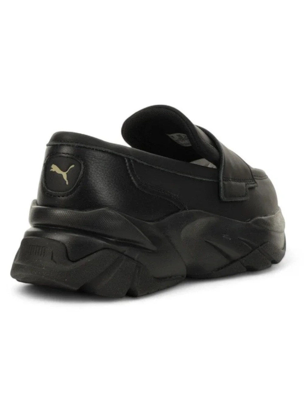 Puma Women's Soafyr Black Leather Loafers - Picture 5 of 14